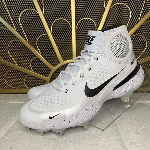 Nike Baseball React Alpha Huarache Elite 3 Metal Cleats Men's Size 7 CZ7946-104 - Picture 2 of 9
